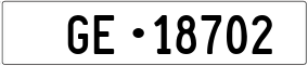 Truck License Plate